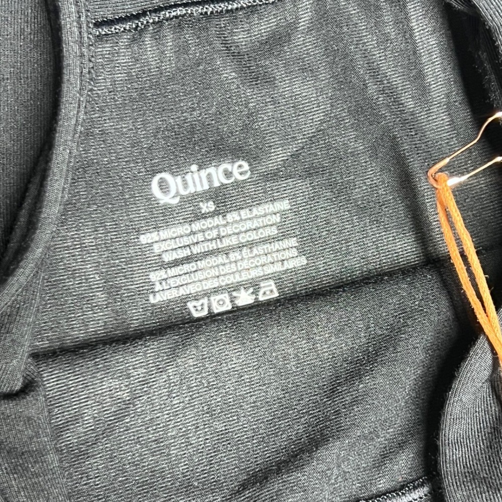 Quince 6‎ pack Ultra-Soft High-Rise Brief Black Micro Modal Panties XS NWT - Picture 4 of 4